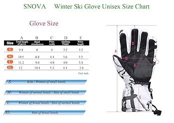 Amazon | [公式正規品] [SNOVA SNOWPRO] スキーグローブ